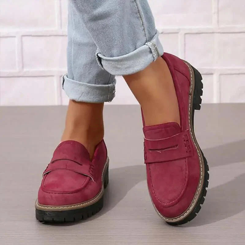 Natalie | Comfortable Chunky Loafer Shoes