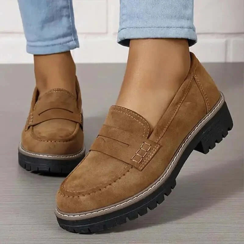 Natalie | Comfortable Chunky Loafer Shoes