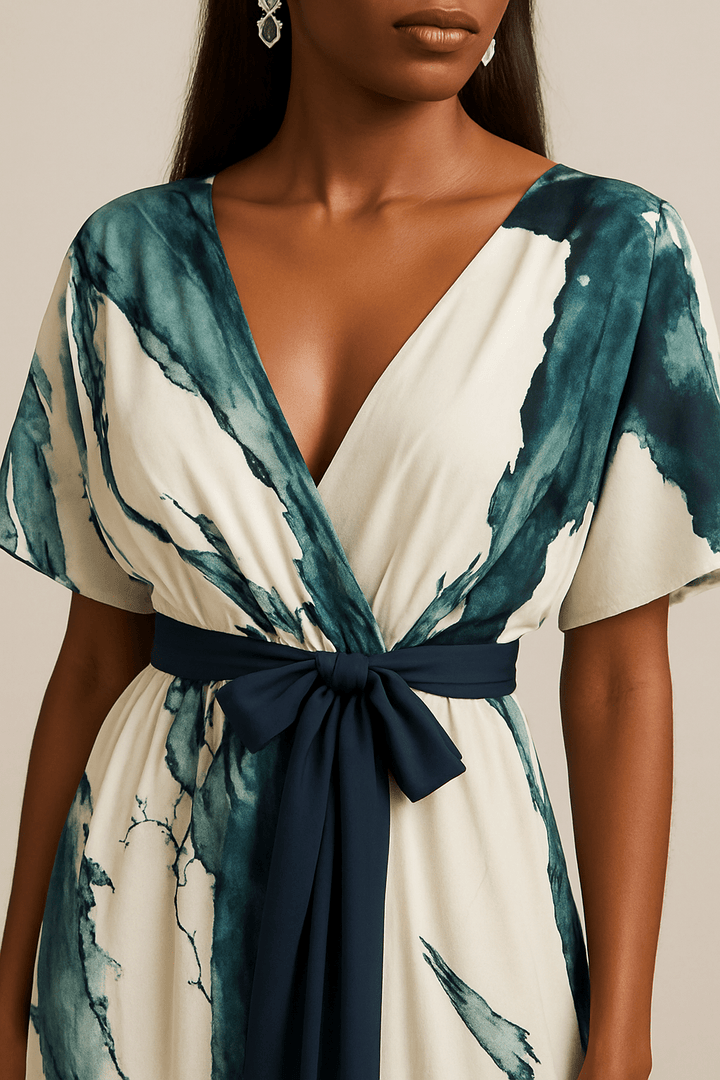 Karylle | Flowing Tie-Waist Maxi Dress