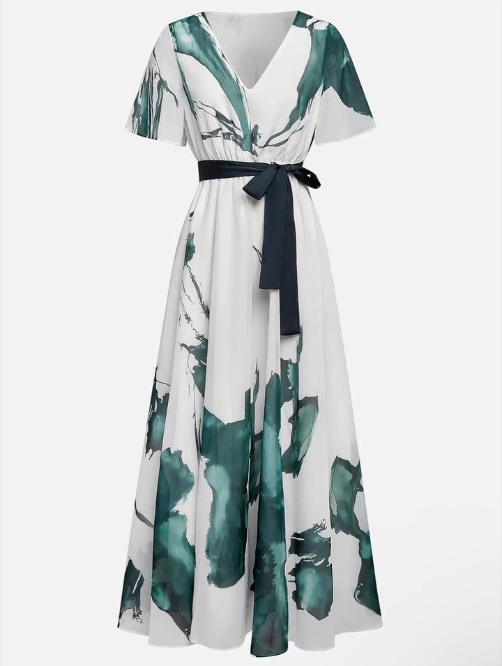 Karylle | Flowing Tie-Waist Maxi Dress
