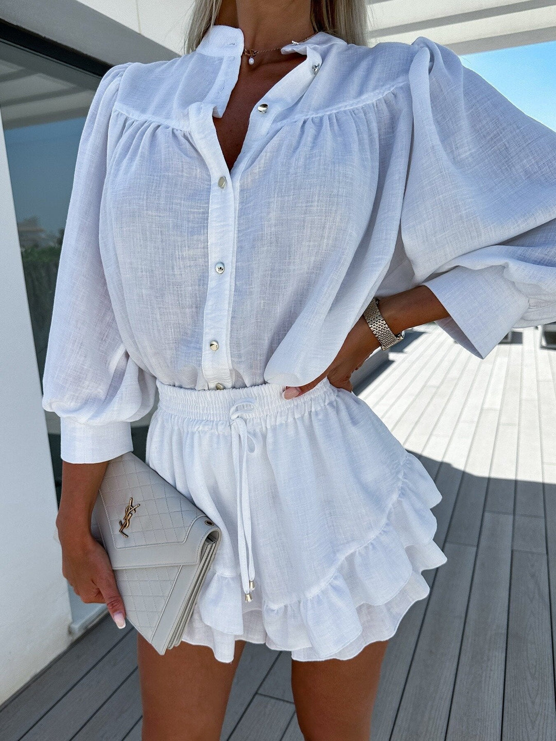 Sienna | Chic Two-Piece Ruffle Set