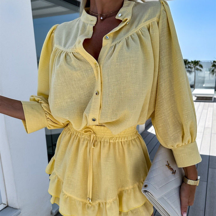 Sienna | Chic Two-Piece Ruffle Set