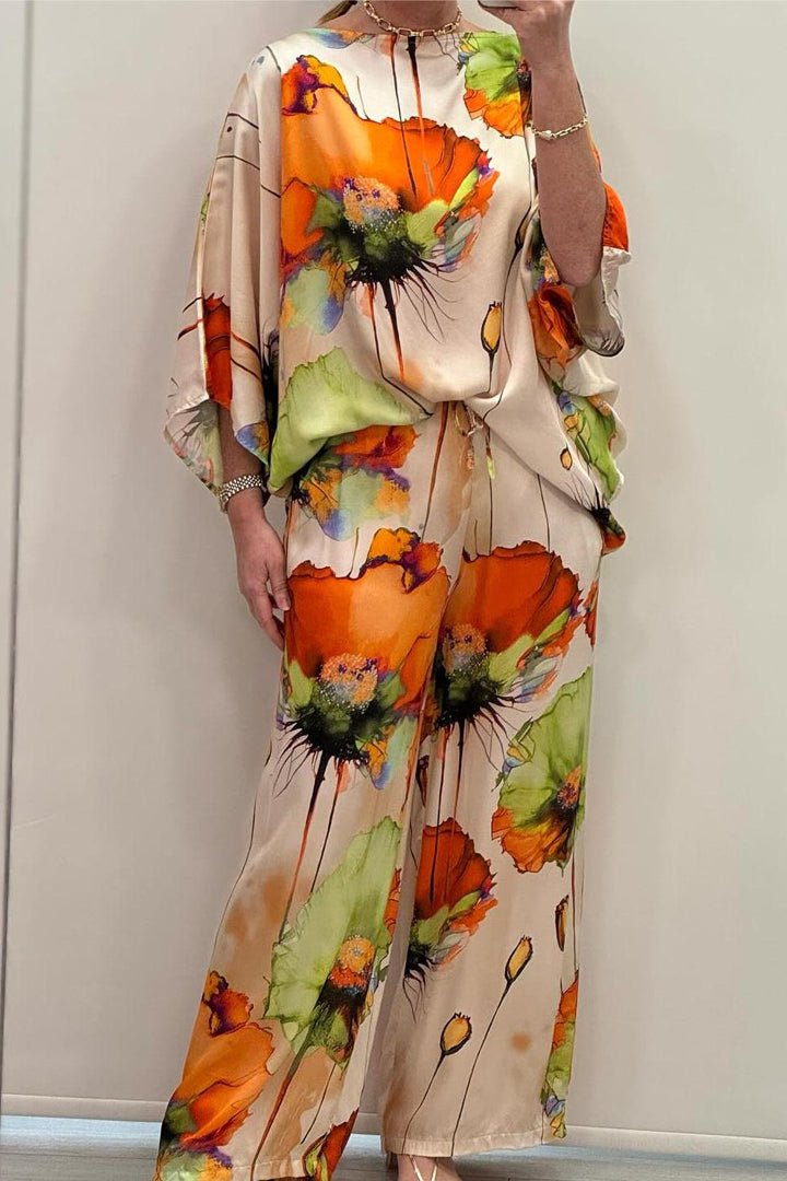 Eleanor | Flowing Floral Two-Piece Set