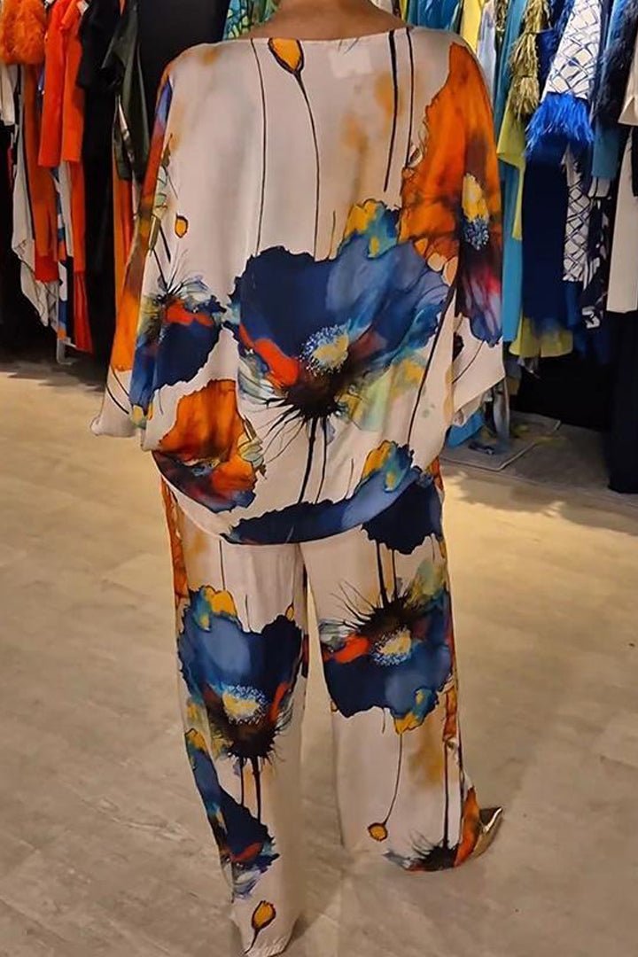 Eleanor | Flowing Floral Two-Piece Set