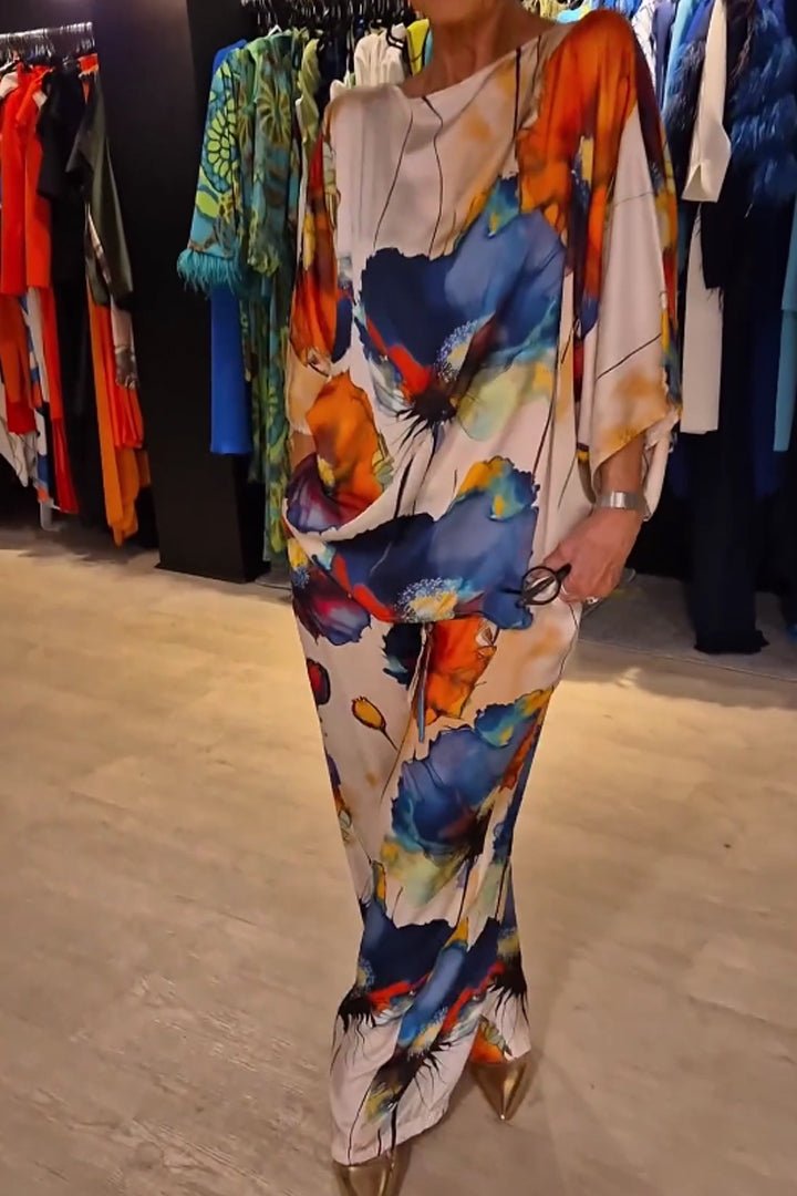 Eleanor | Flowing Floral Two-Piece Set