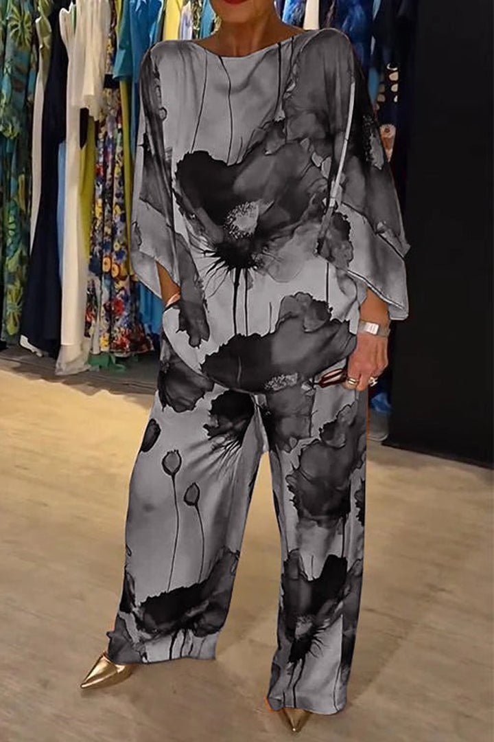 Eleanor | Flowing Floral Two-Piece Set