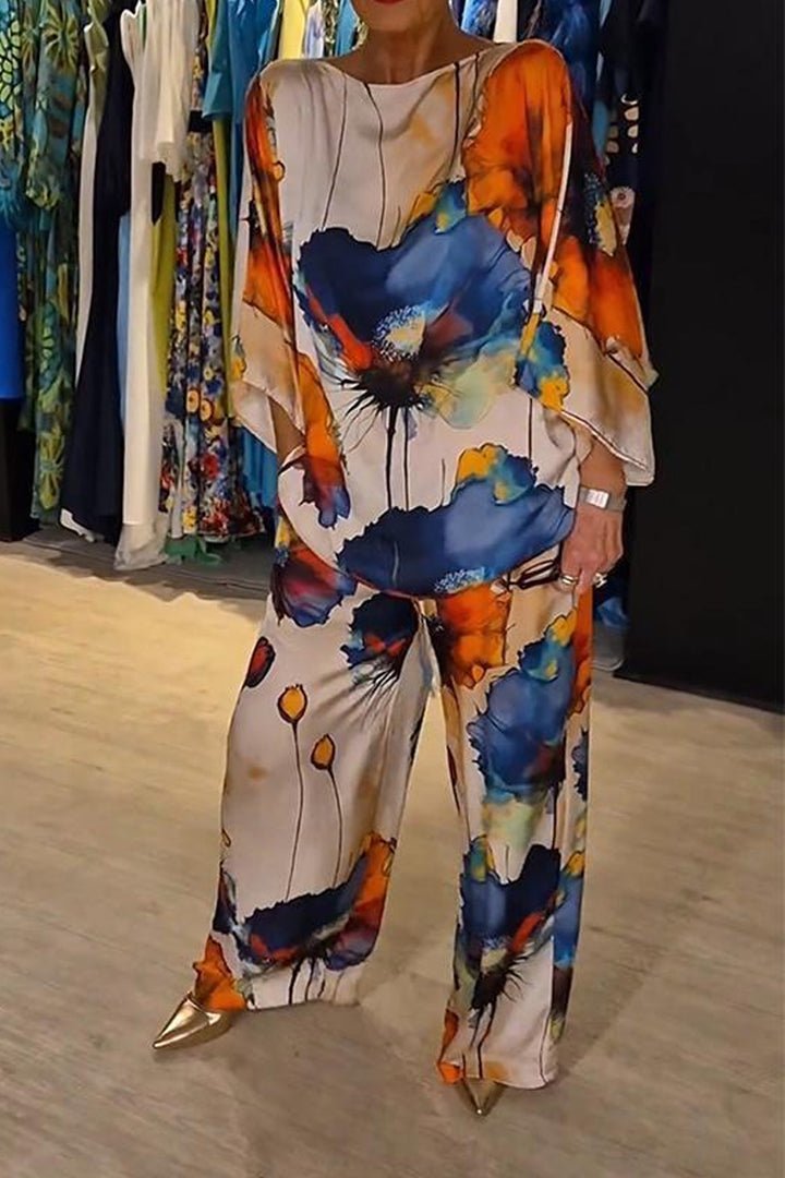 Eleanor | Flowing Floral Two-Piece Set