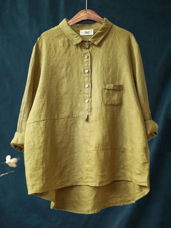 Carmen | Women's Linen Long Sleeve Shirt