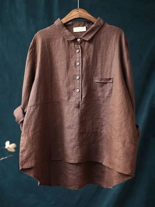 Carmen | Women's Linen Long Sleeve Shirt