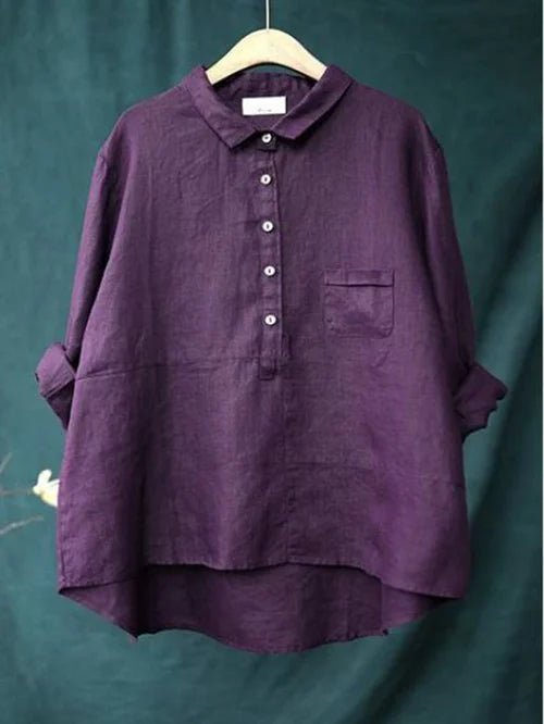 Carmen | Women's Linen Long Sleeve Shirt