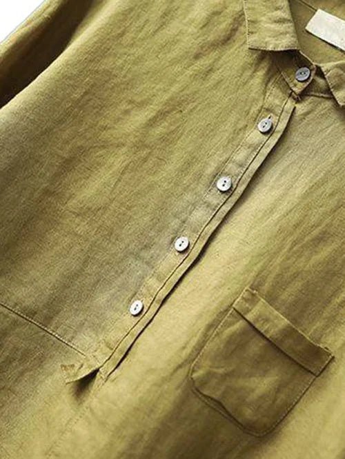 Carmen | Women's Linen Long Sleeve Shirt