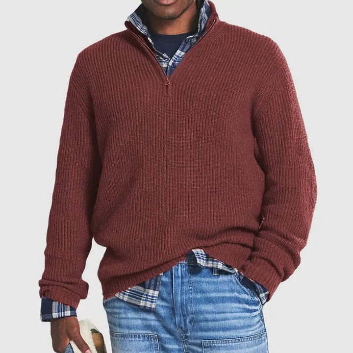 Landon | Quarter Zip Sweater