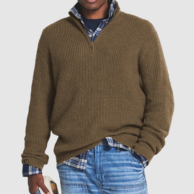 Landon | Quarter Zip Sweater