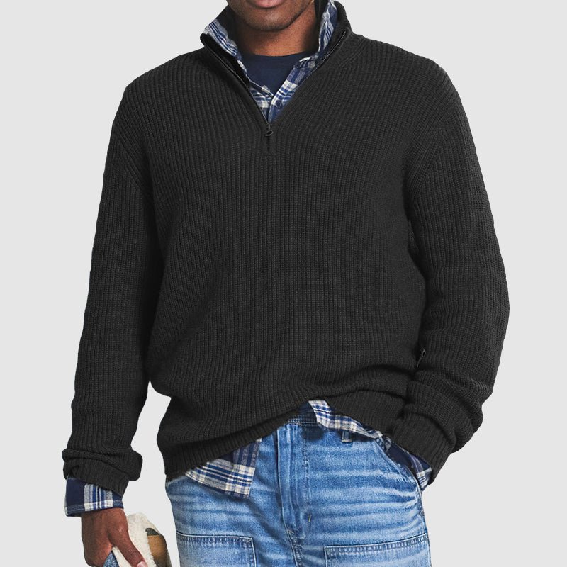 Landon | Quarter Zip Sweater