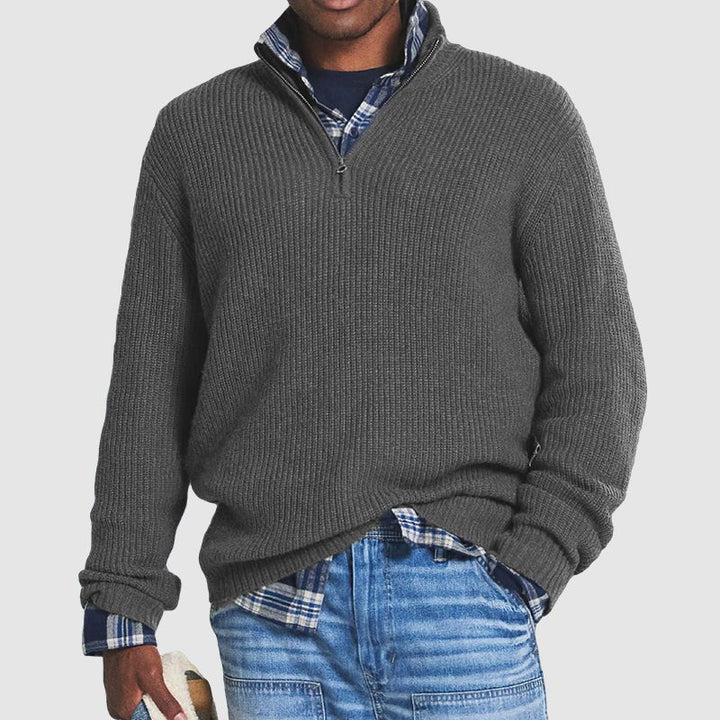 Landon | Quarter Zip Sweater