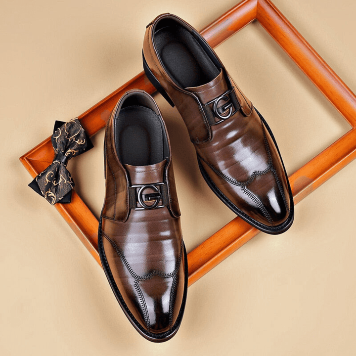Mason | Boss-Inspired Faux Leather Shoes