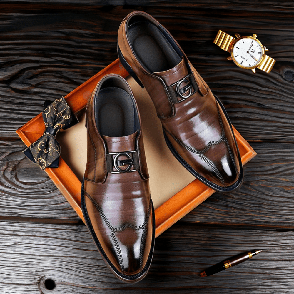 Mason | Boss-Inspired Faux Leather Shoes