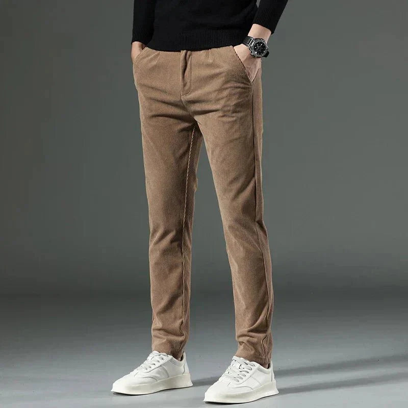 Kevin | Elegant Classic Corduroy Trousers