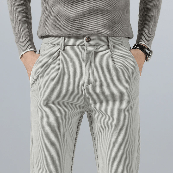 Kevin | Elegant Classic Corduroy Trousers