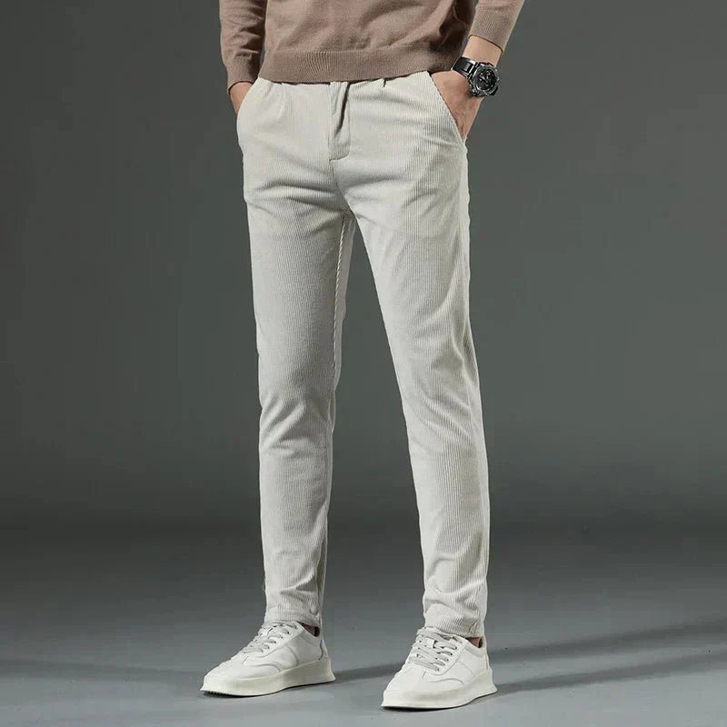 Kevin | Elegant Classic Corduroy Trousers