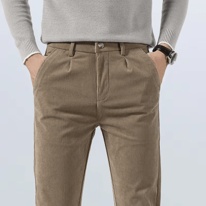 Kevin | Elegant Classic Corduroy Trousers