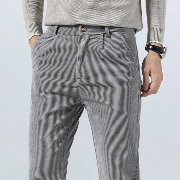 Kevin | Elegant Classic Corduroy Trousers