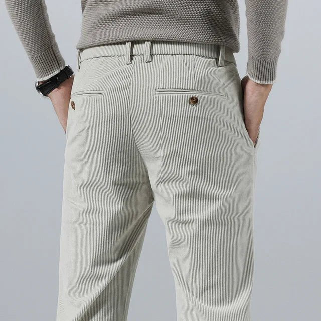 Kevin | Elegant Classic Corduroy Trousers