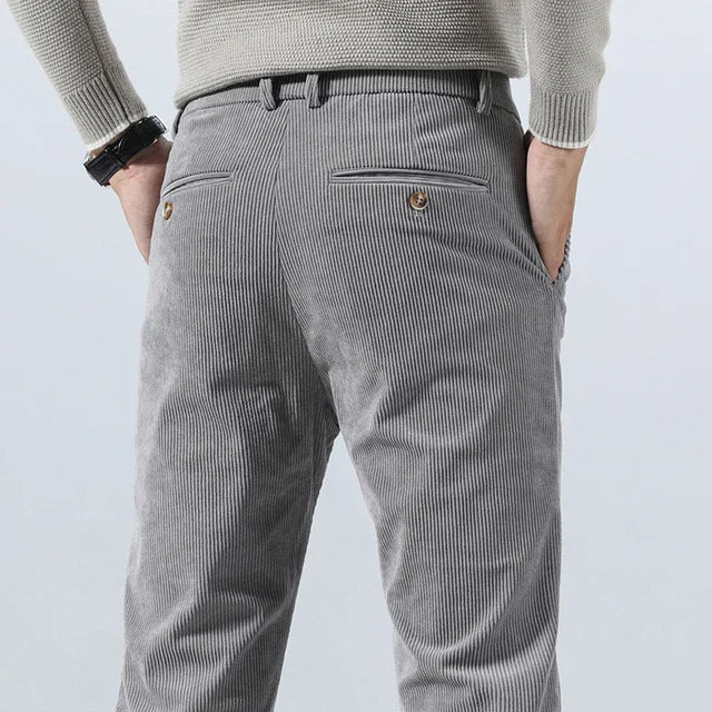 Kevin | Elegant Classic Corduroy Trousers