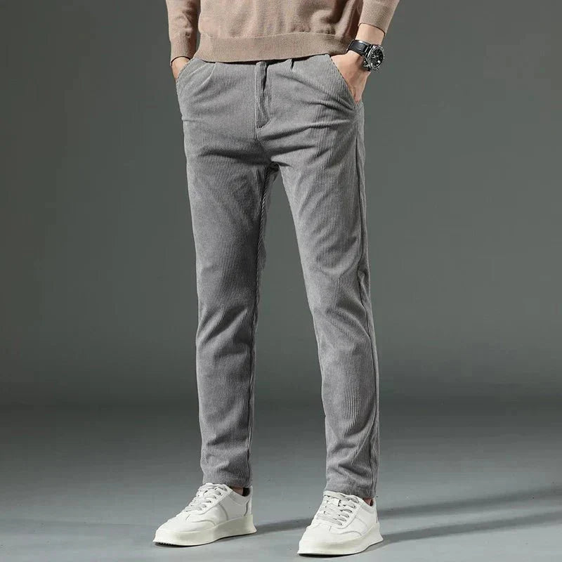 Kevin | Elegant Classic Corduroy Trousers
