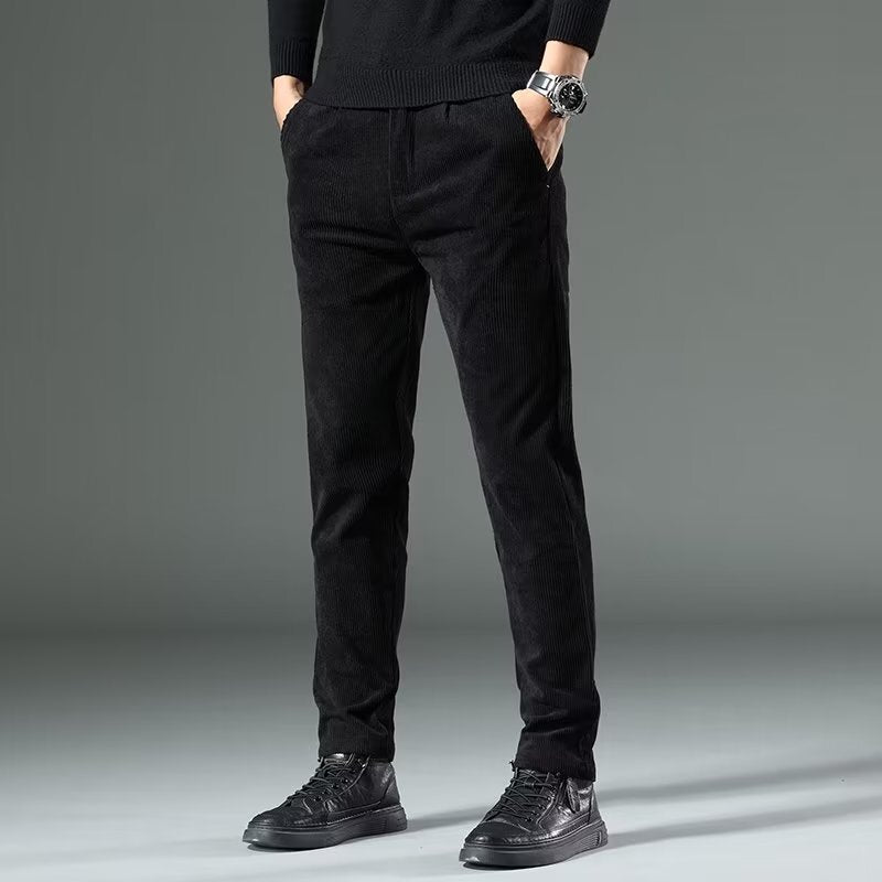 Kevin | Elegant Classic Corduroy Trousers