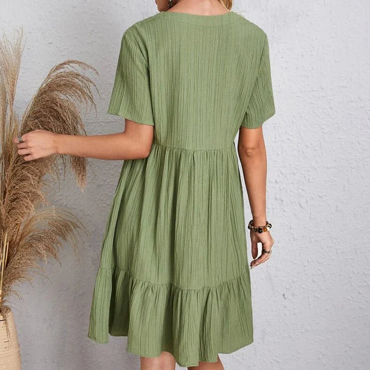 Maria | Tummy-Control Retro V-Neck Dress