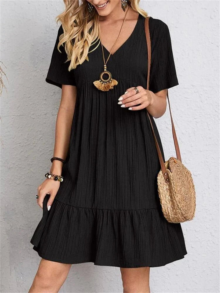 Maria | Tummy-Control Retro V-Neck Dress