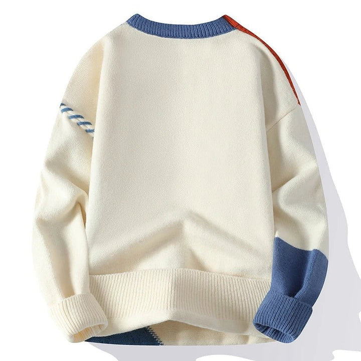 Lando | Patchwork design sweater