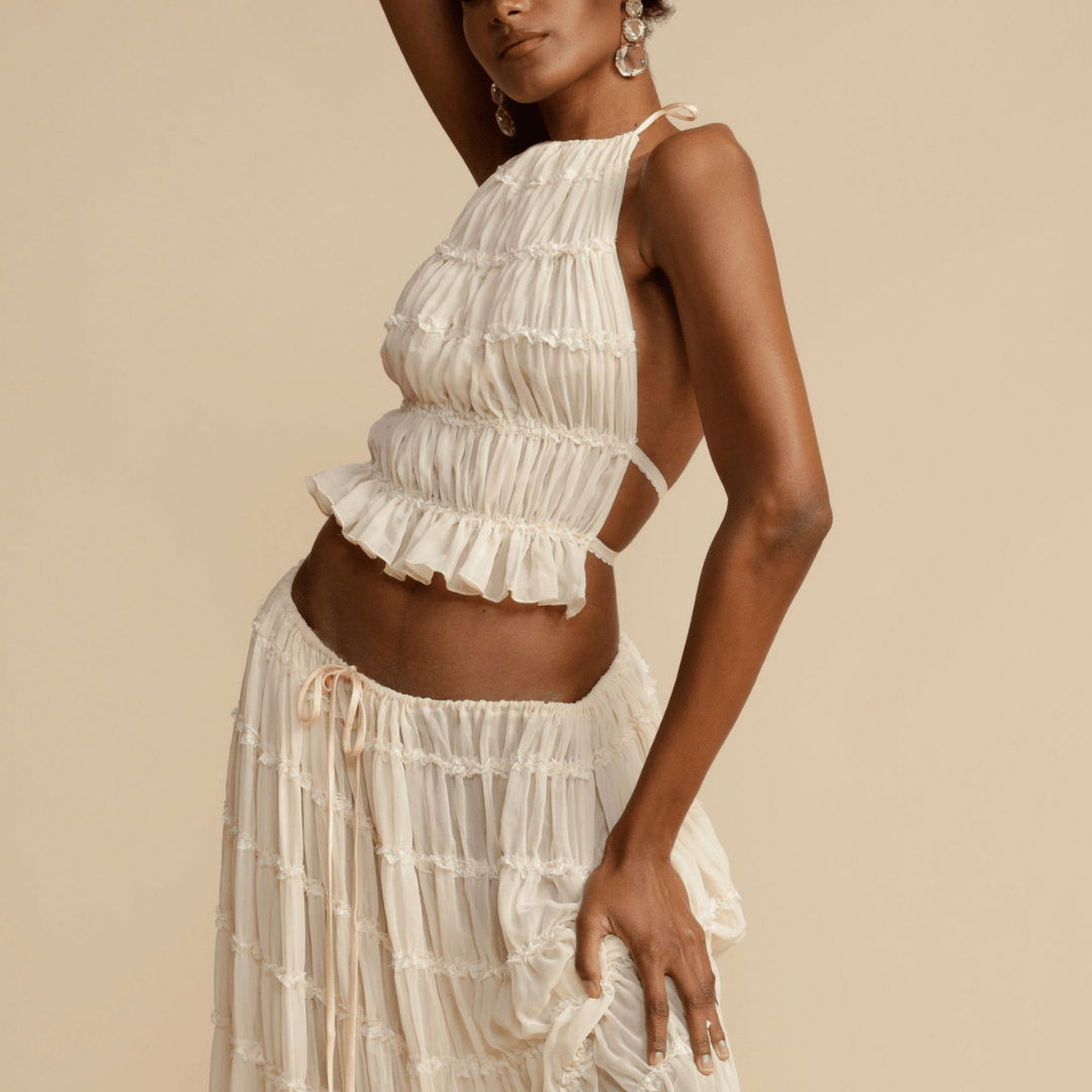 Indie | Elegant Pleated Summer Set