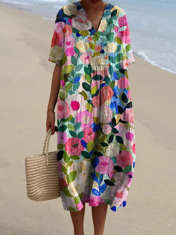 Posy | Floral Watercolor Dress