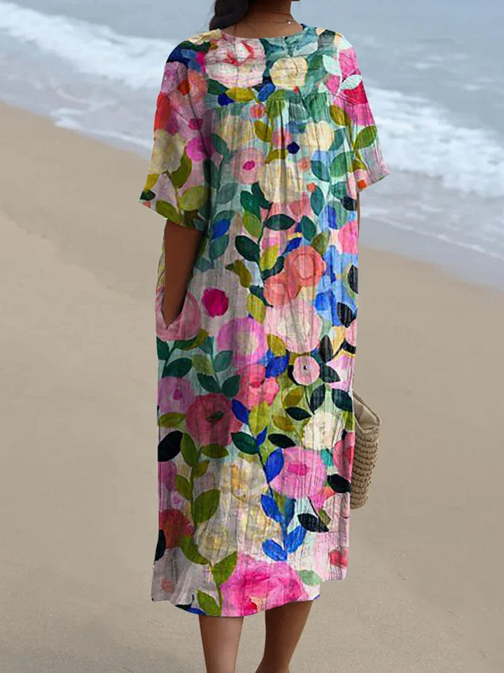 Posy | Floral Watercolor Dress